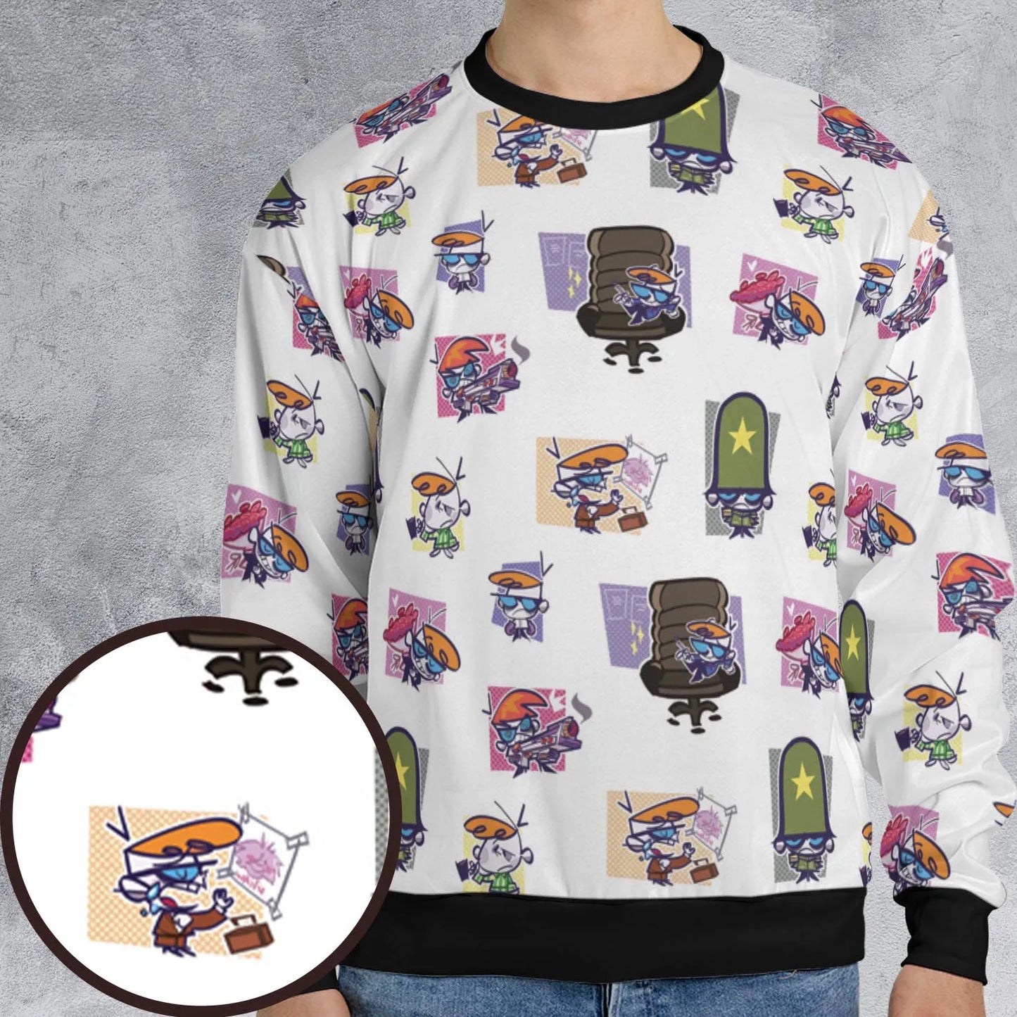 All-over Print Sweatshirt - NV2N6BCR