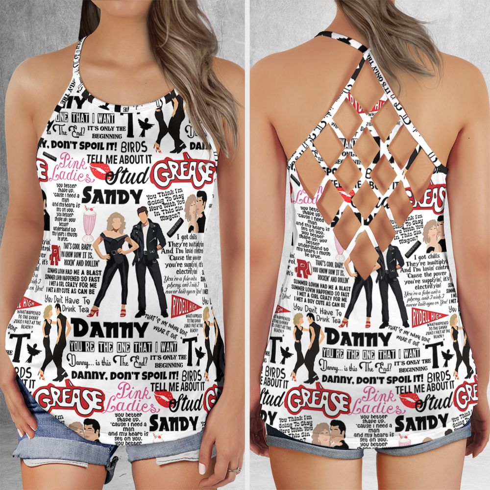 Criss Cross Tank Top - FLQ6XB7W -  - 1