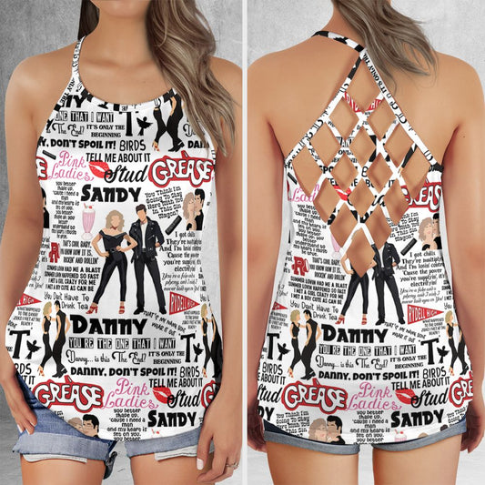 Criss Cross Tank Top - FLQ6XB7W -  - 1