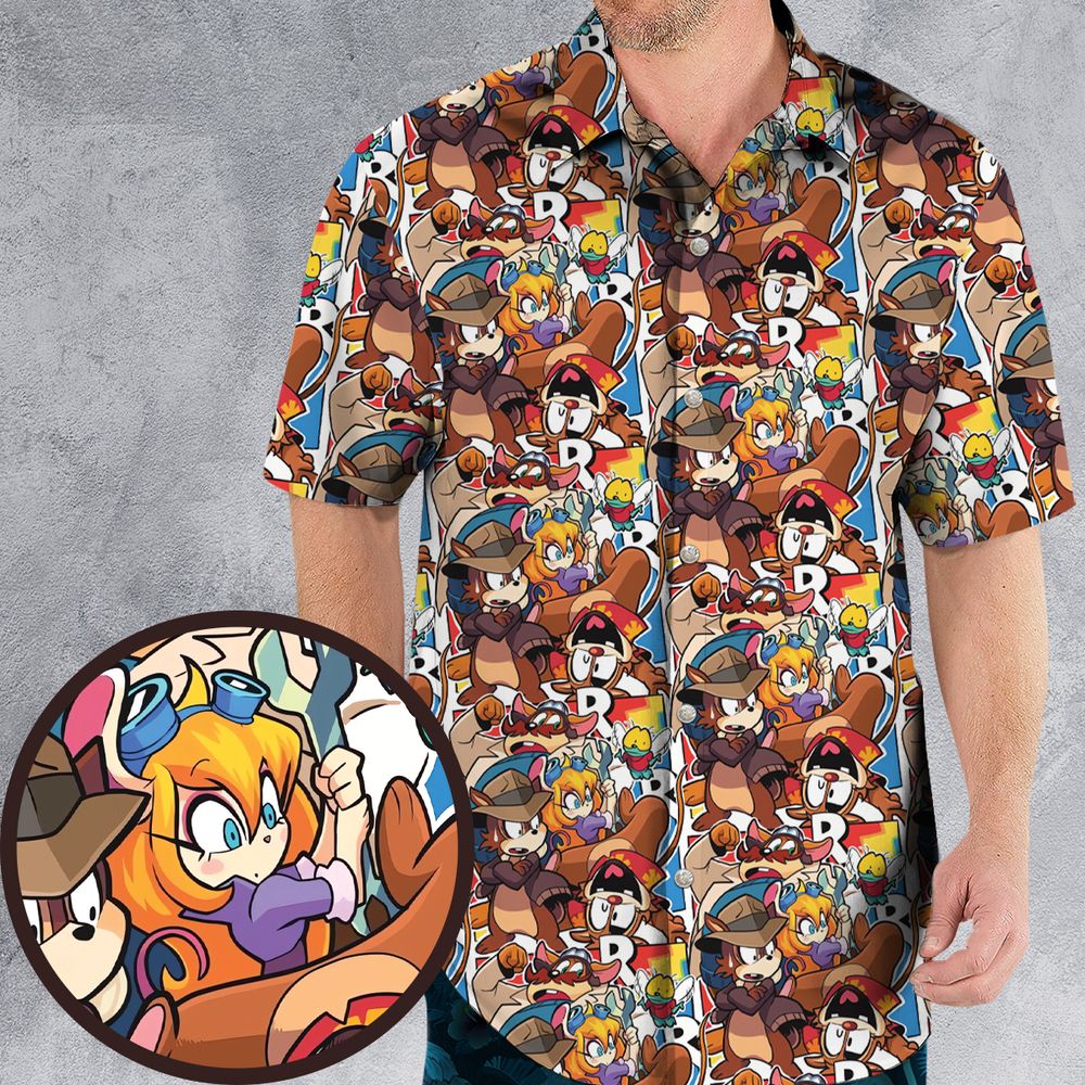 Hawaiian Shirt - KC91PRUE -  - 1