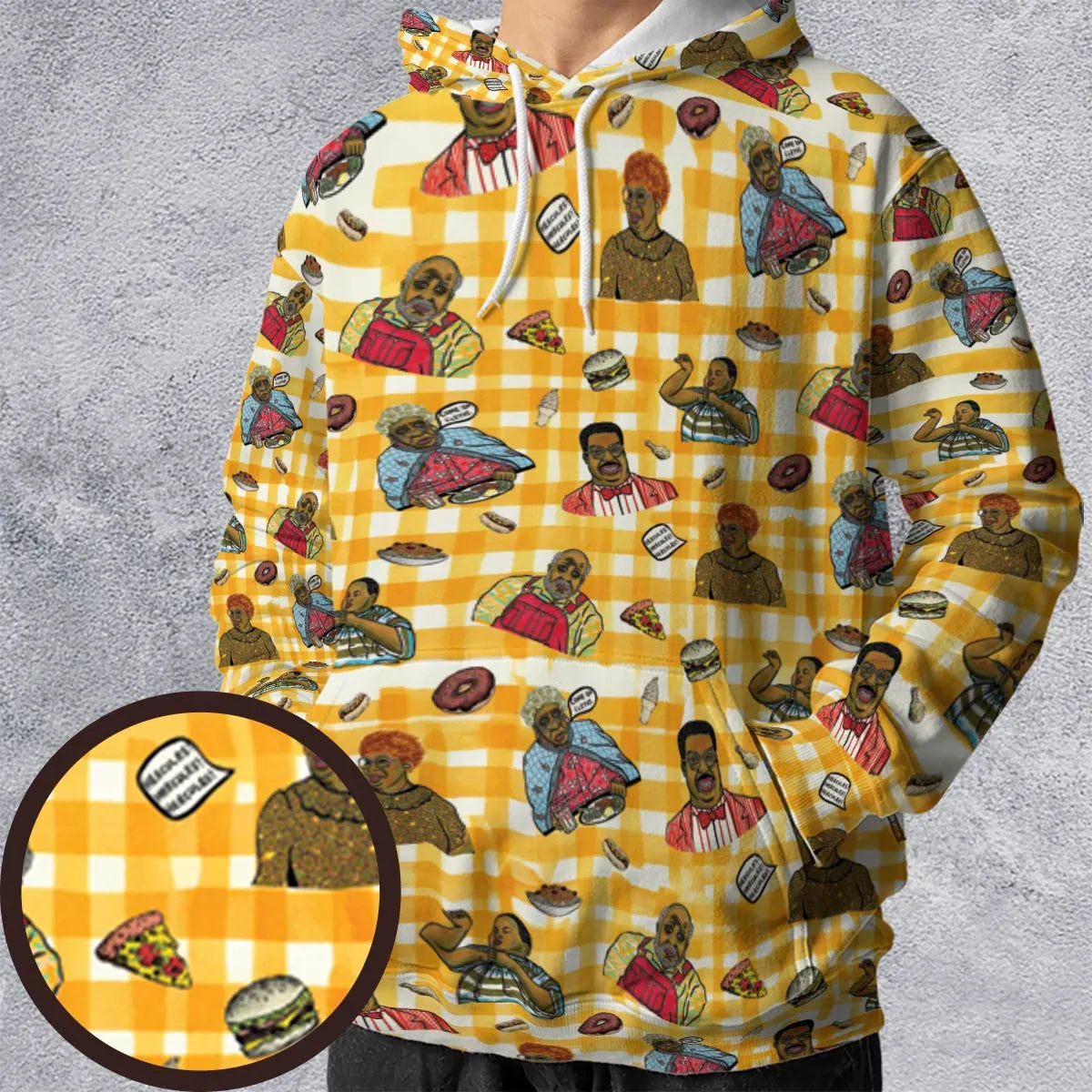 All-over Print Hoodie - NRETUMFE