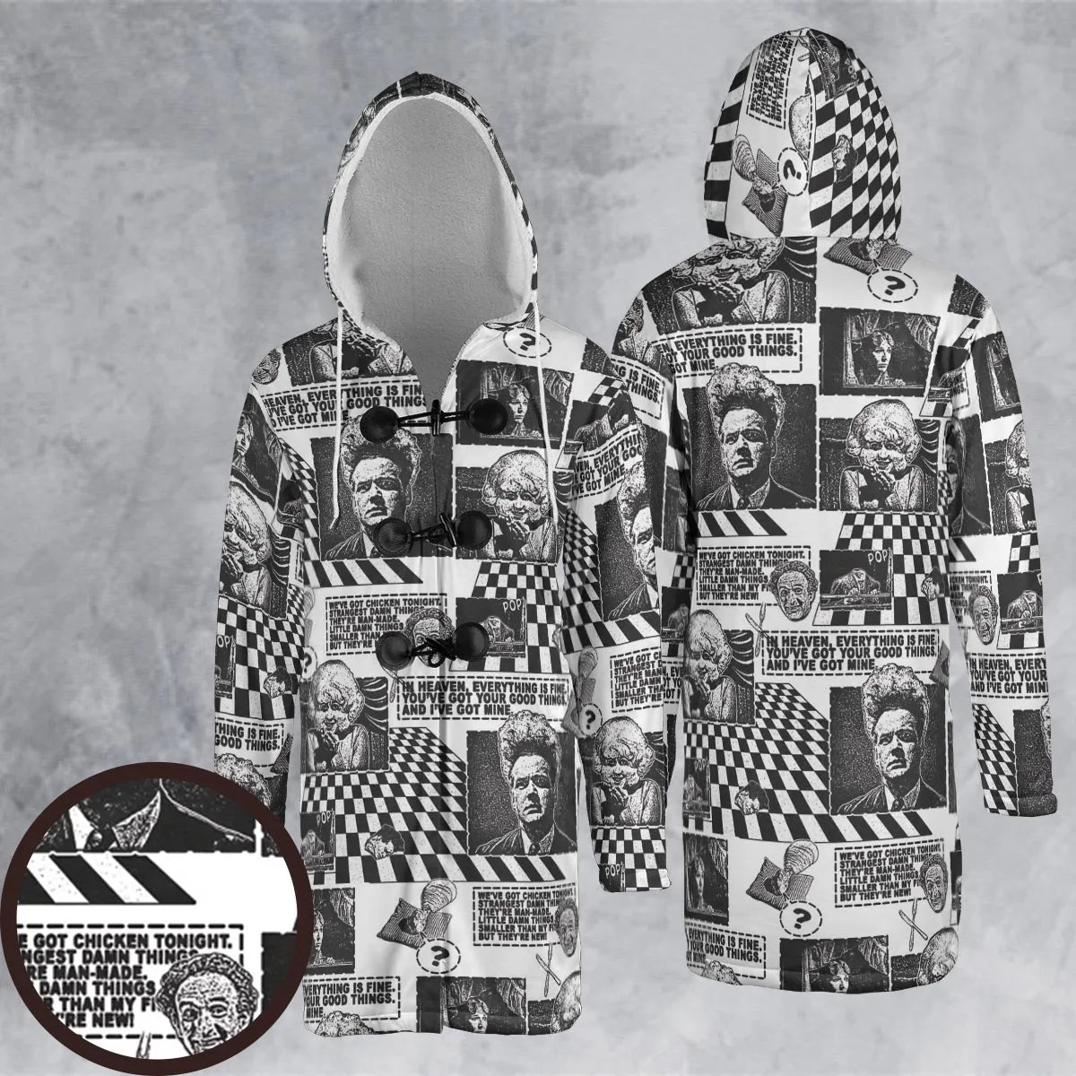 Hooded Cloak Coat - JKLAZLNN