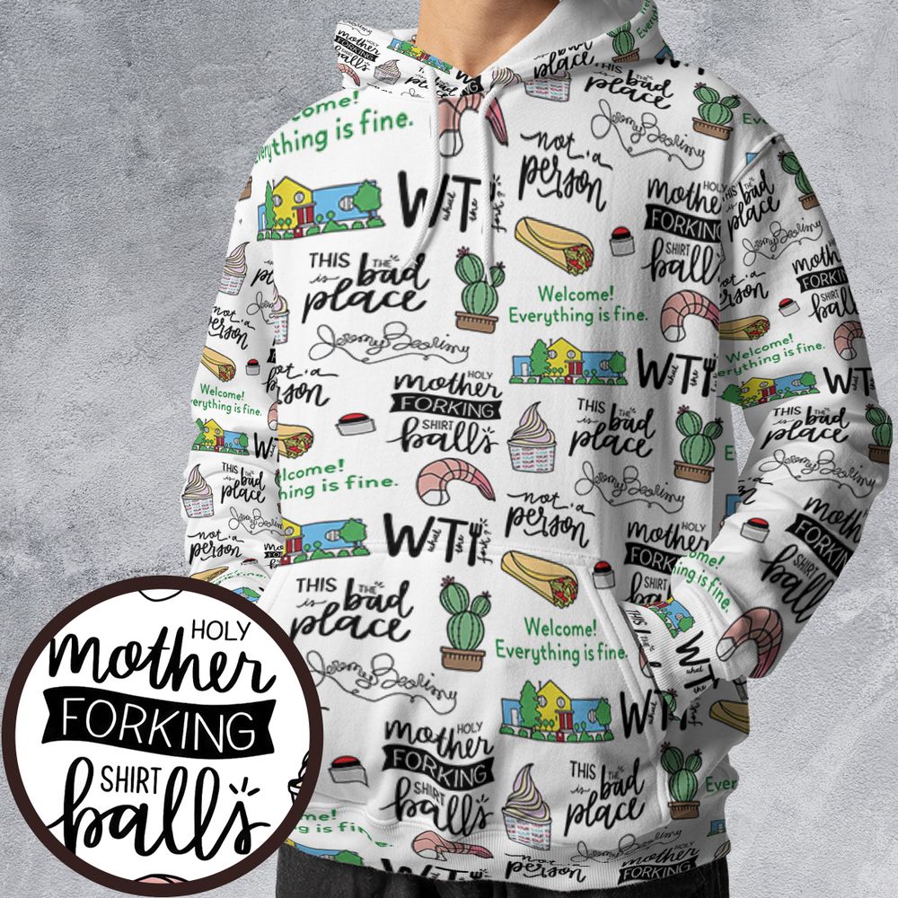 All-over Print Hoodie - Q9BG18XN -  - 1