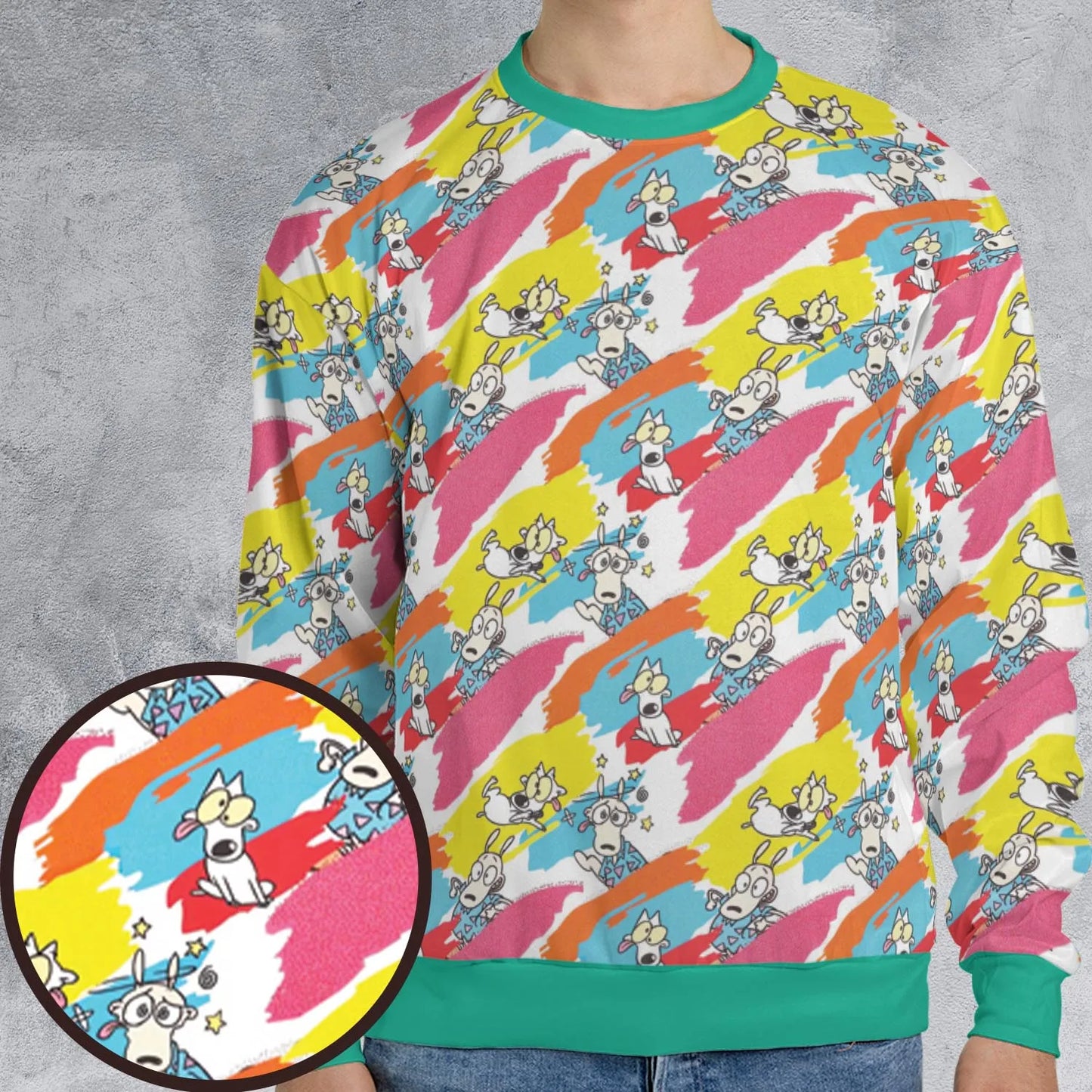 All-over Print Sweatshirt - L5M7GTJJ