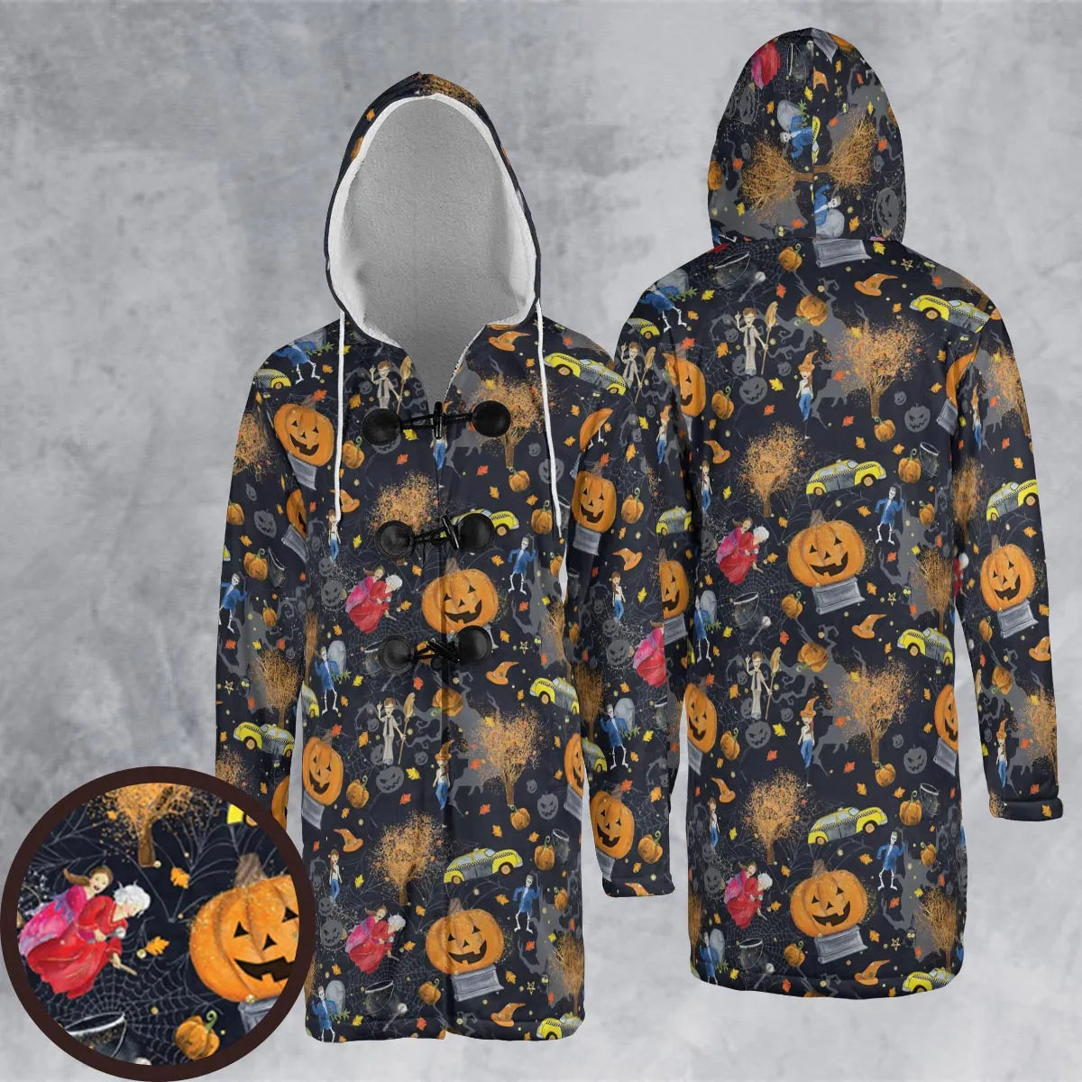 Hooded Cloak Coat - 4T4Y8276