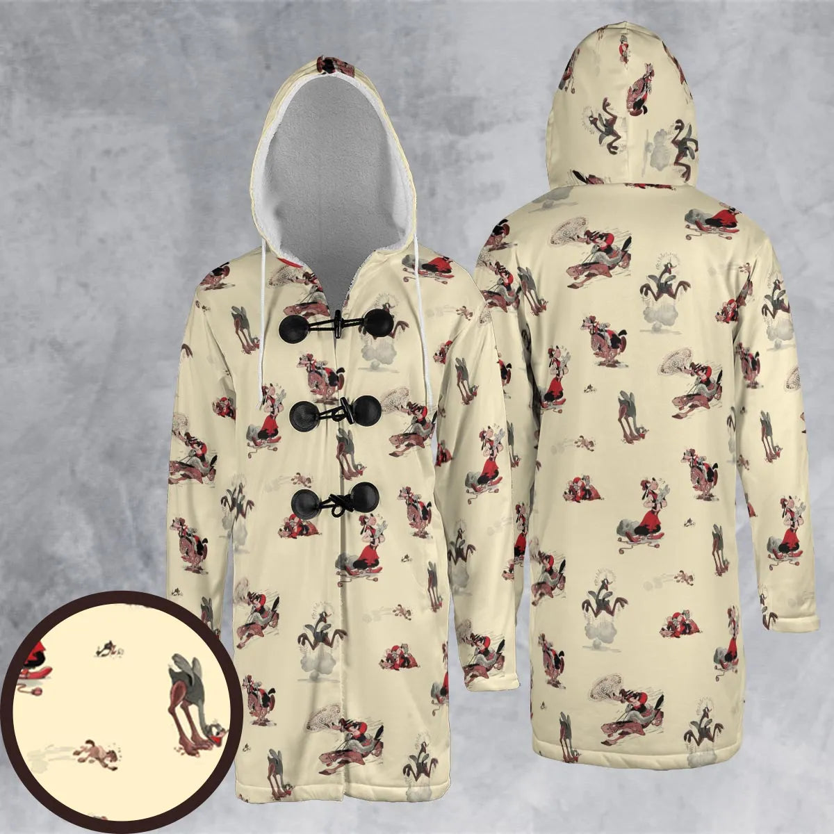 Hooded Cloak Coat - STLMKWK3