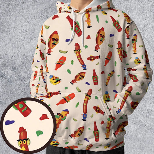 All-over Print Hoodie - ERPX7JNK