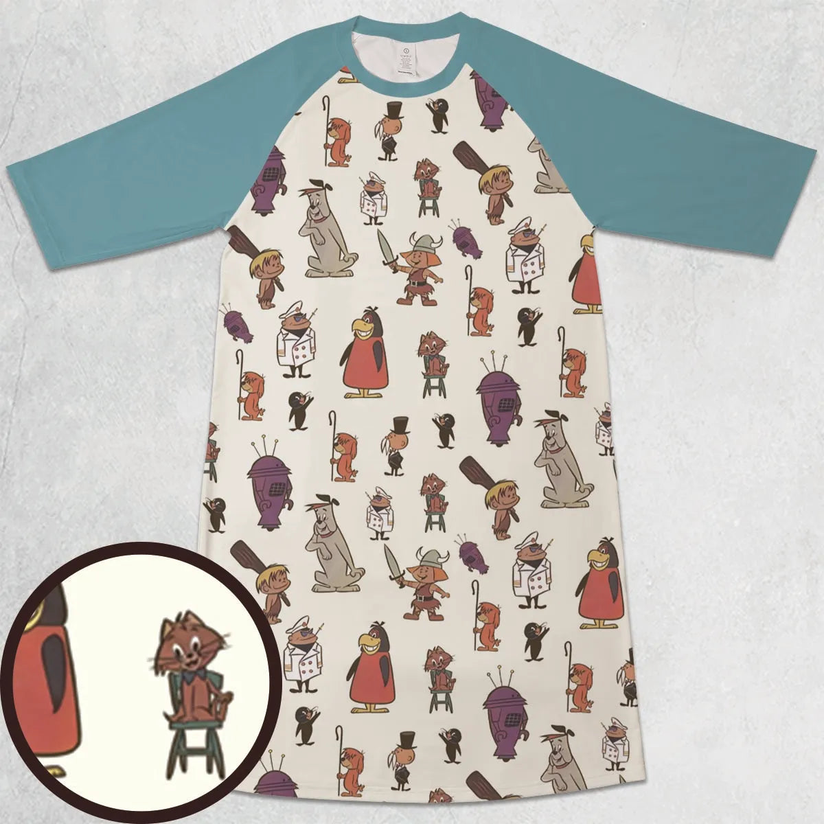 3/4 Sleeve Raglan Dress - NT8G15BF