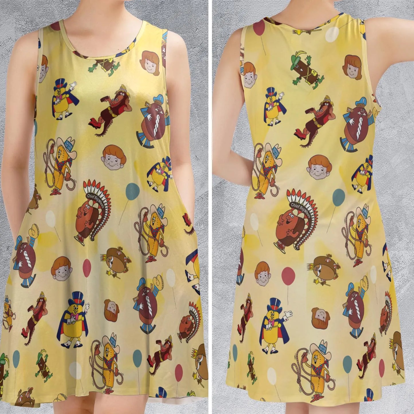Sleeveless Dress - G1V1NHW5