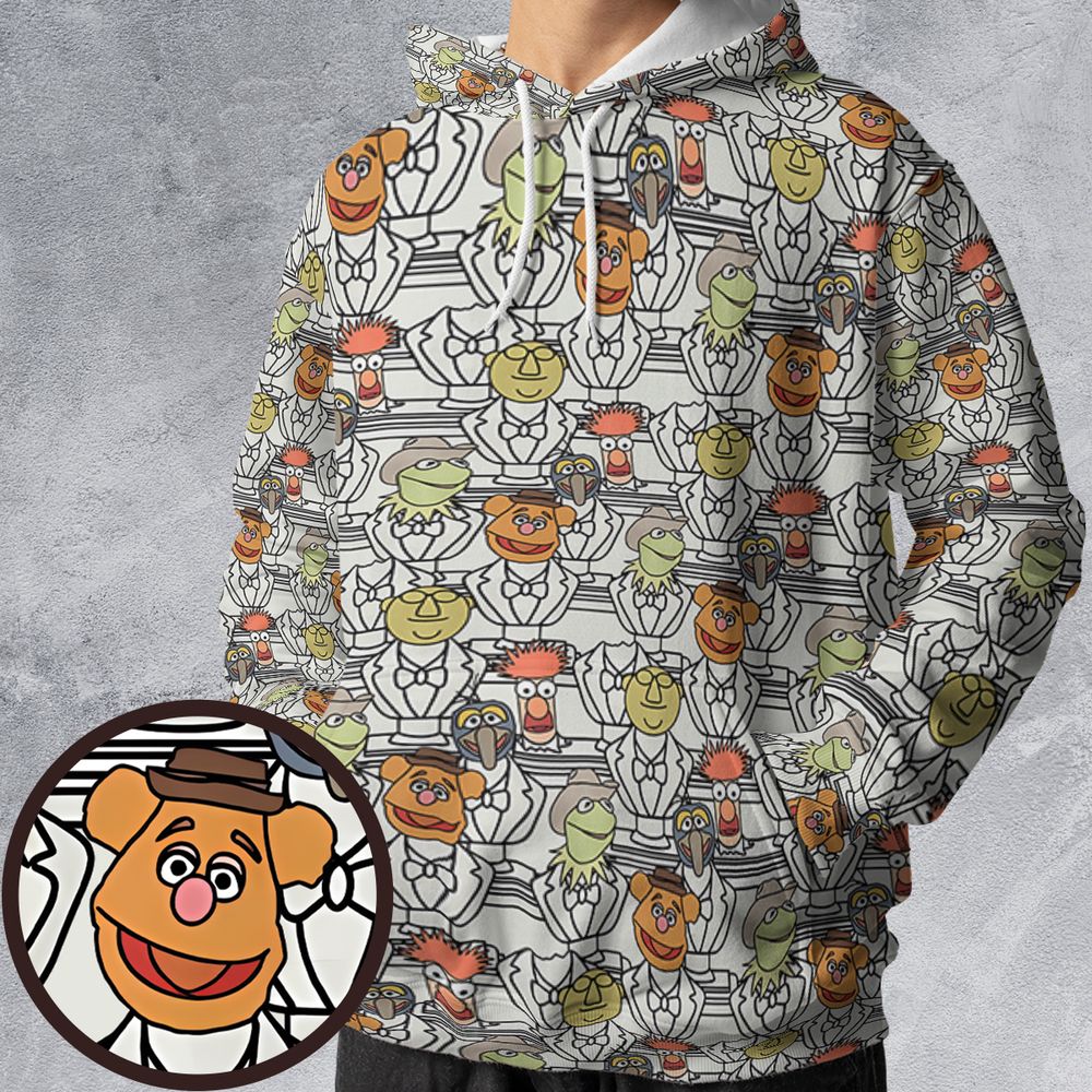 All-over Print Hoodie - WQSE65LD -  - 1