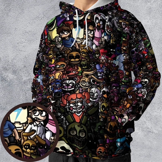 All-over Print Hoodie - 7XQWN7RV
