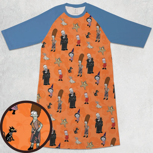 3/4 Sleeve Raglan Dress - 6464U4HP