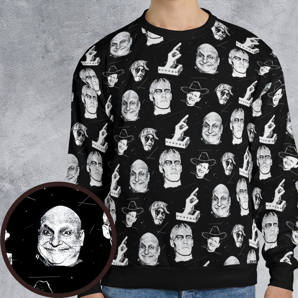 All-over Print Sweatshirt - WQCS3JPY