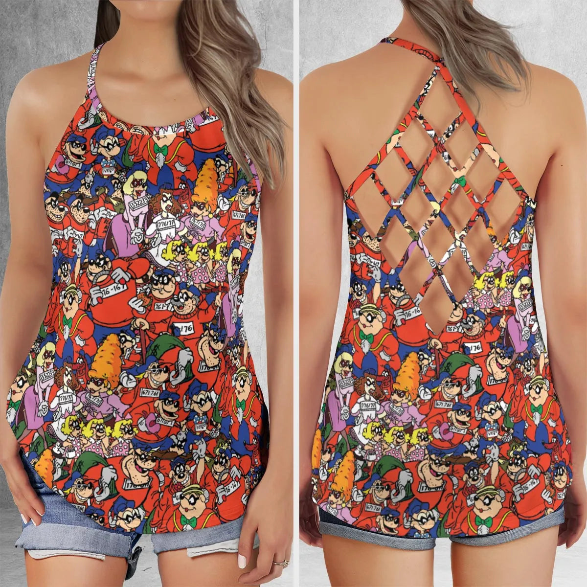 Criss Cross Tank Top - GLYHRZ4Q