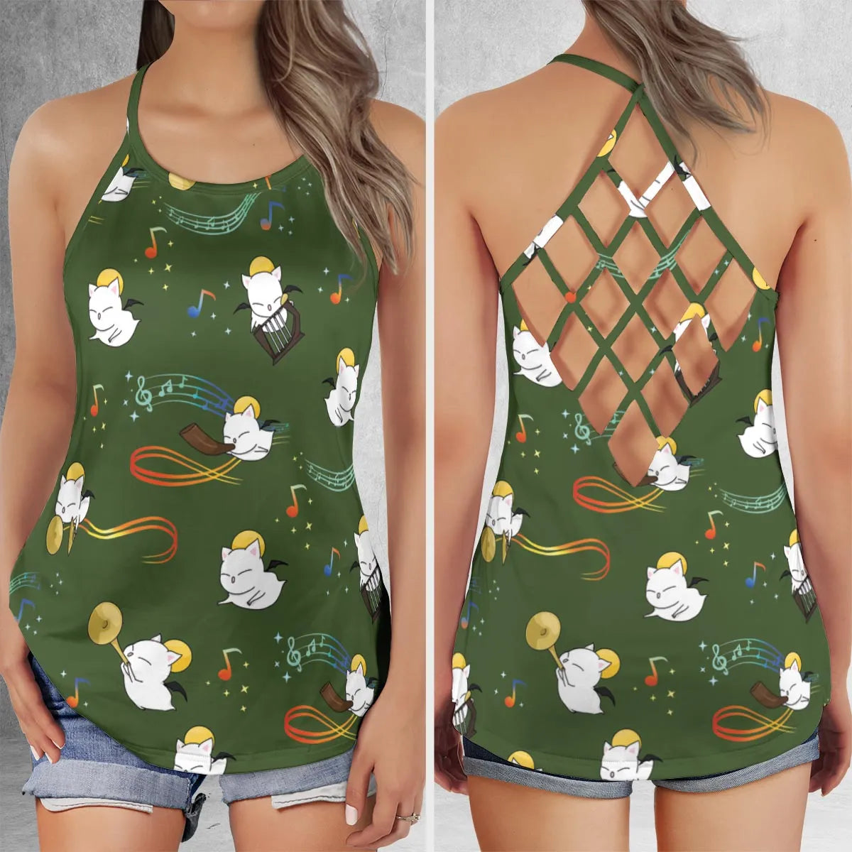 Criss Cross Tank Top - 73Z4LQ4U