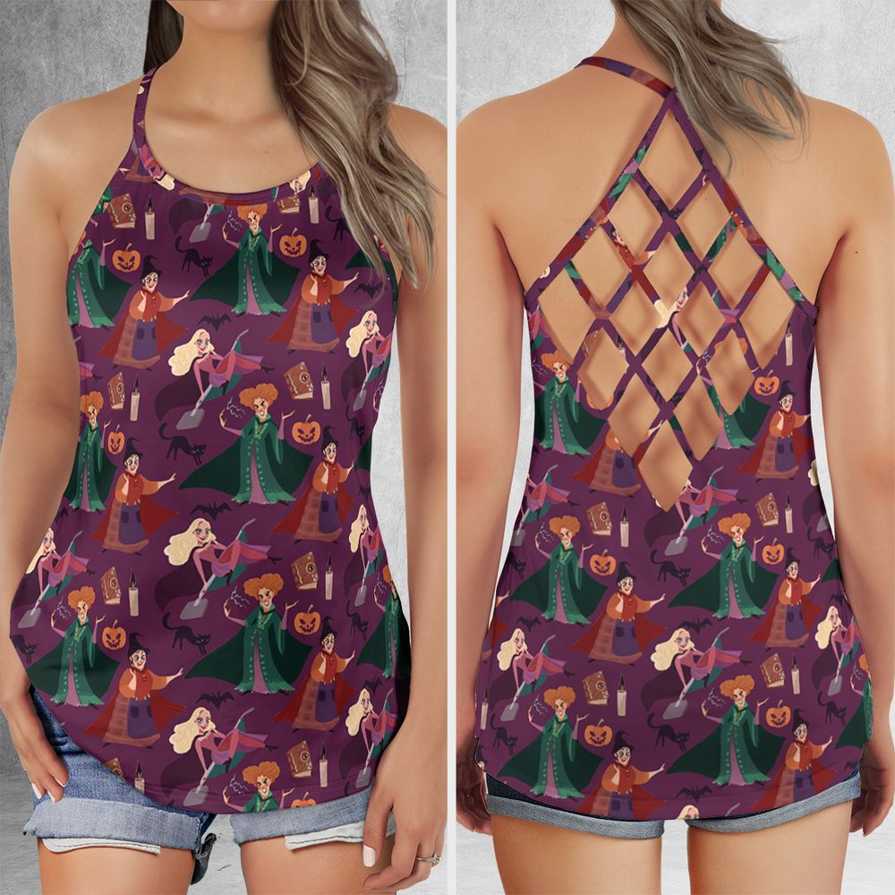 Criss Cross Tank Top - B7HN4BUC -  - 1