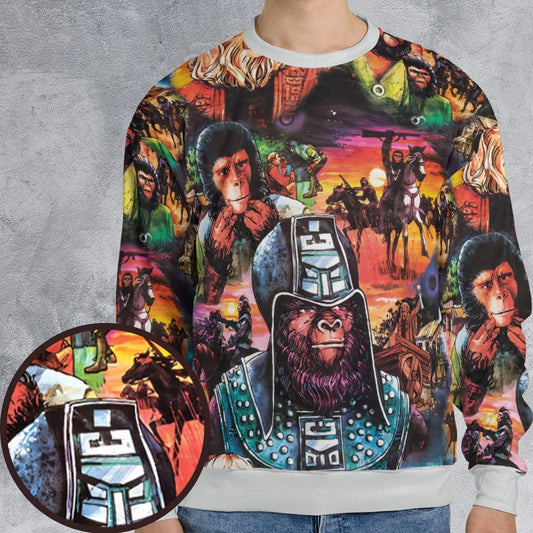 All-over Print Sweatshirt - QWBNS9GR