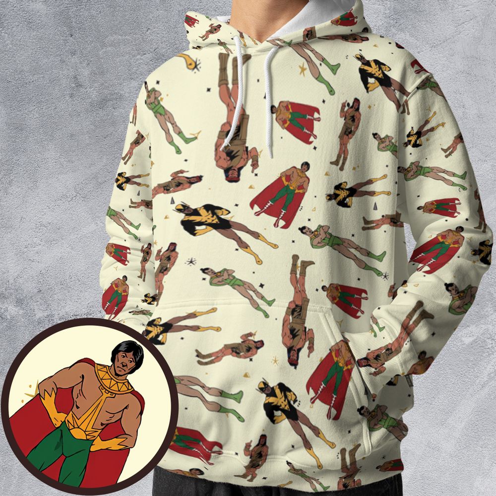 All-over Print Hoodie - 96R7WC1E -  - 1