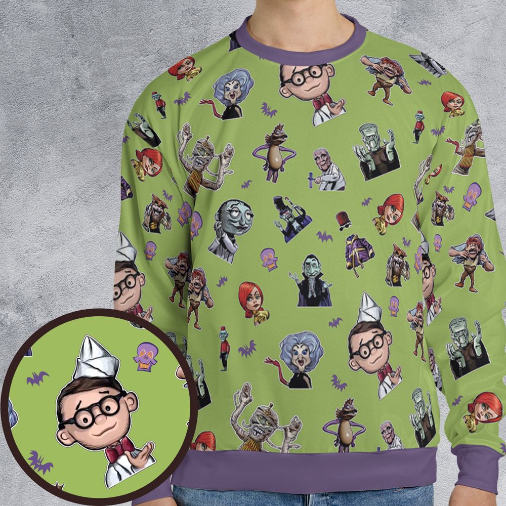 All-over Print Sweatshirt - 4YFCL2A6 -  - 1