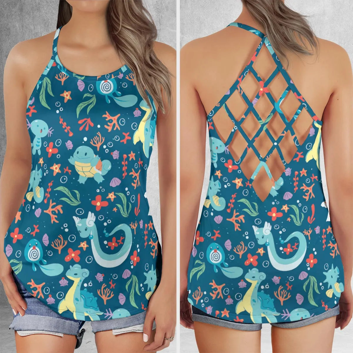 Criss Cross Tank Top - D94YGB8N