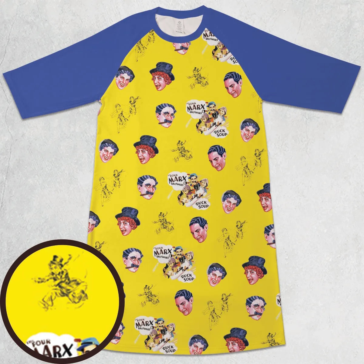 3/4 Sleeve Raglan Dress - HLARTW5Q