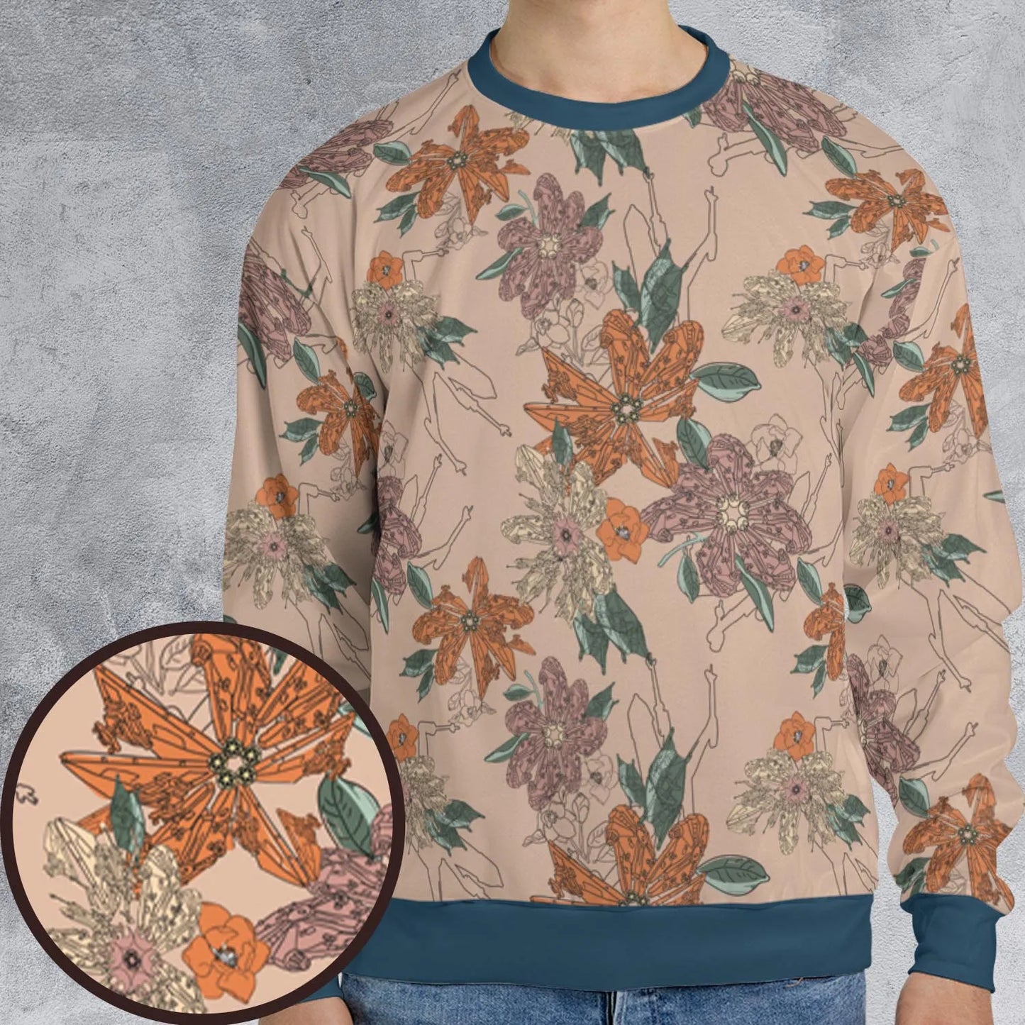 All-over Print Sweatshirt - 9T3RV6C8