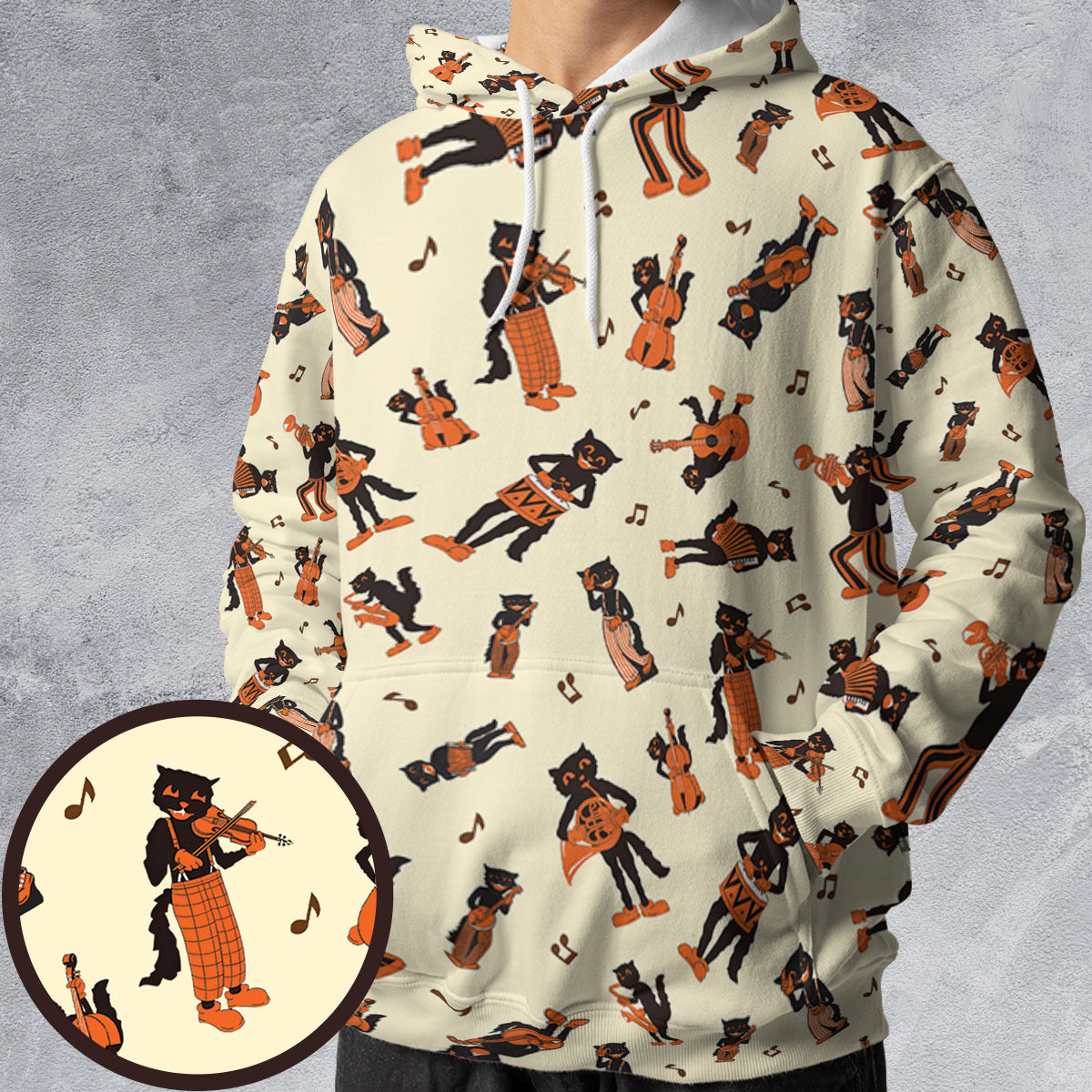 All-over Print Hoodie - VKFEBA2Z