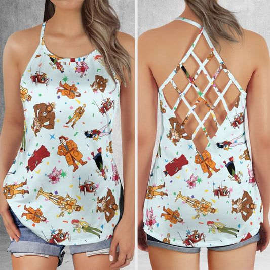 Criss Cross Tank Top - 5SS14AZR -  - 1
