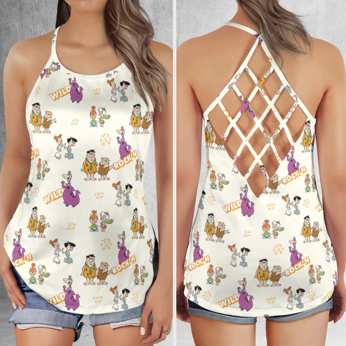 Criss Cross Tank Top - CWWXYP9M