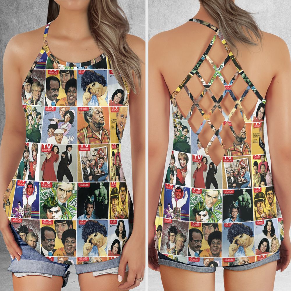 Criss Cross Tank Top - N1AER131 -  - 1