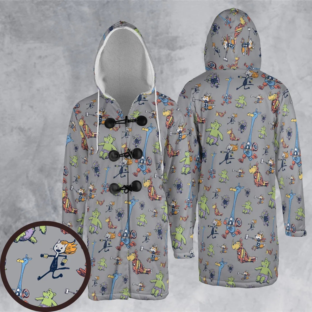Hooded Cloak Coat - XS8TYM2V