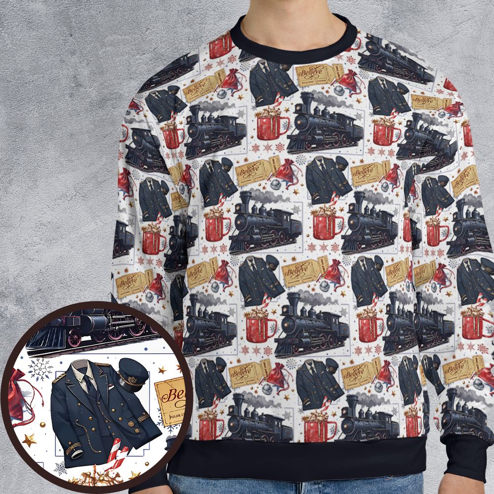 All-over Print Sweatshirt - YFF869B1 -  - 1