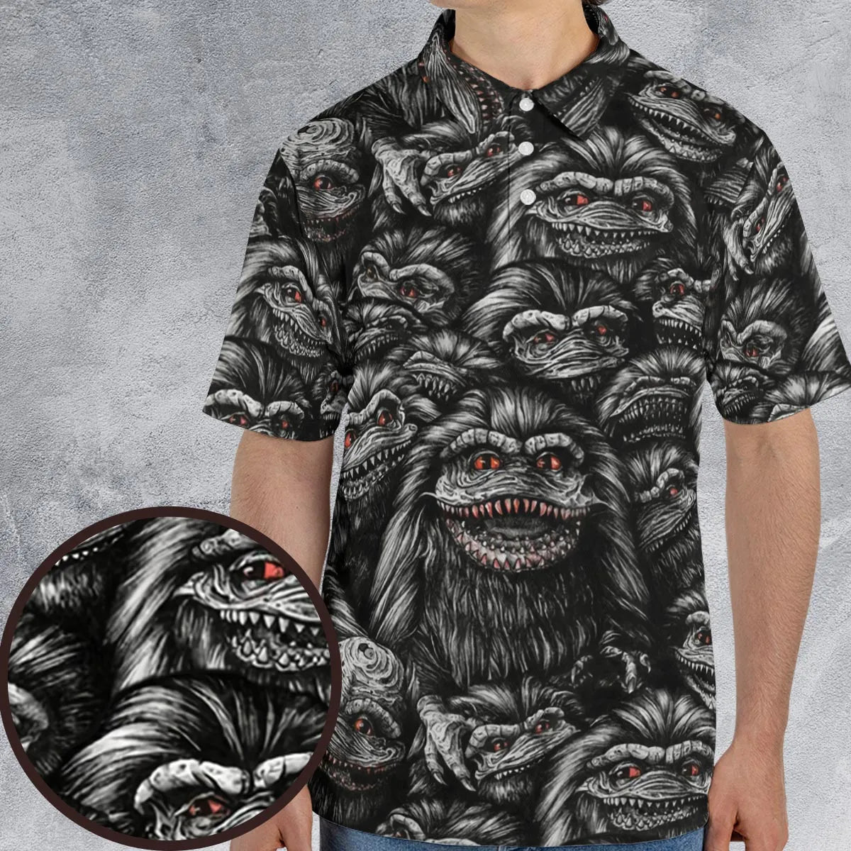 AOP Men/Women Polo Shirt - UHJZXS2K