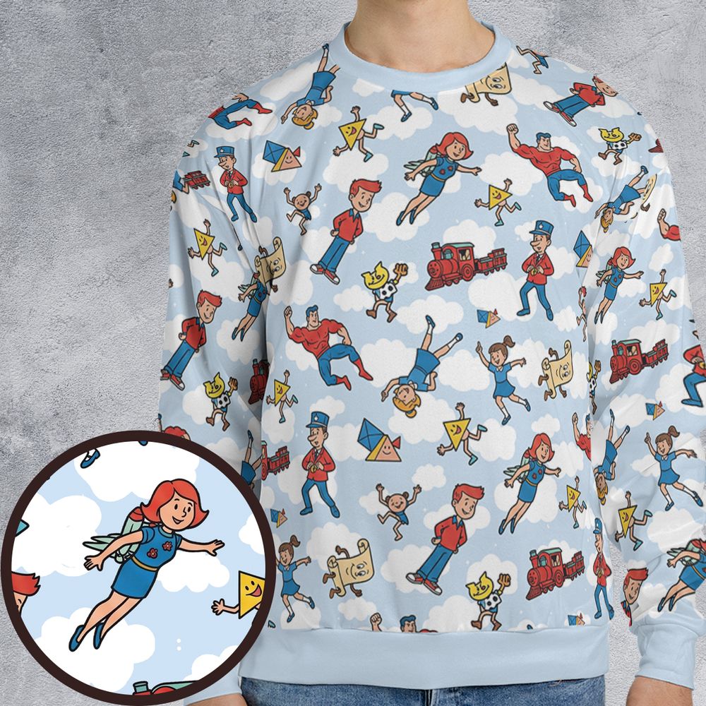 All-over Print Sweatshirt - ARXF5UYT -  - 1