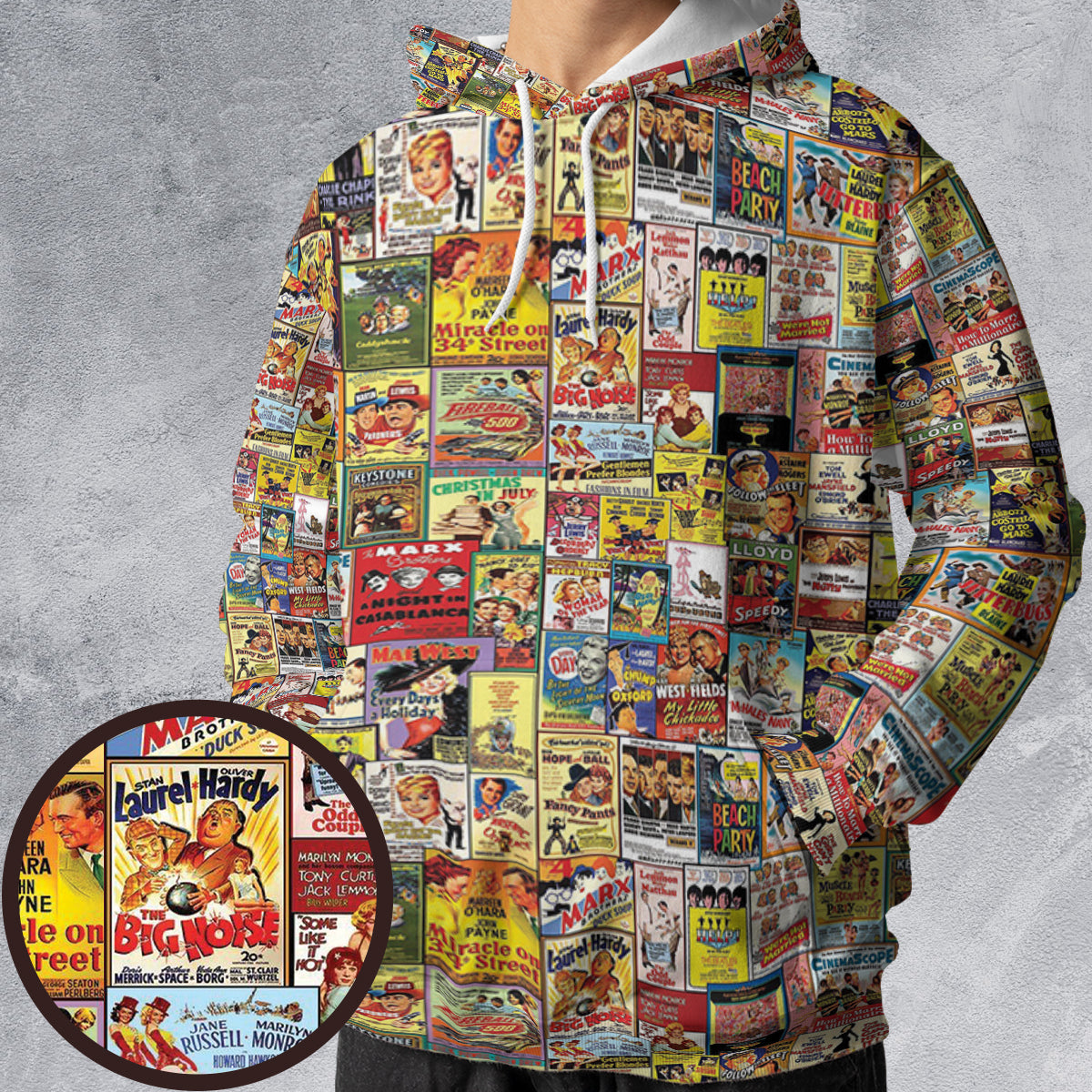 All-over Print Hoodie - MMUV95KF