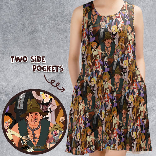 Sleeveless Dress - U9MZLR7M -  - 1