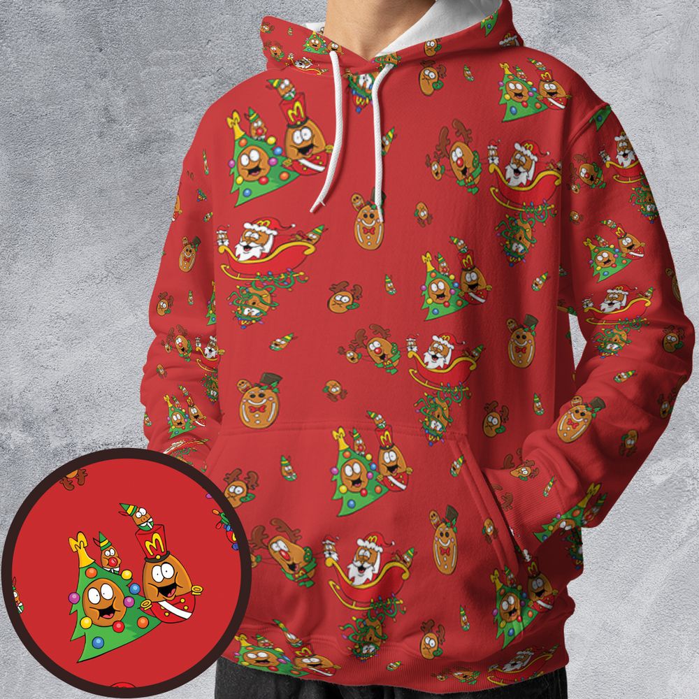 All-over Print Hoodie - QSYHYDUV -  - 1