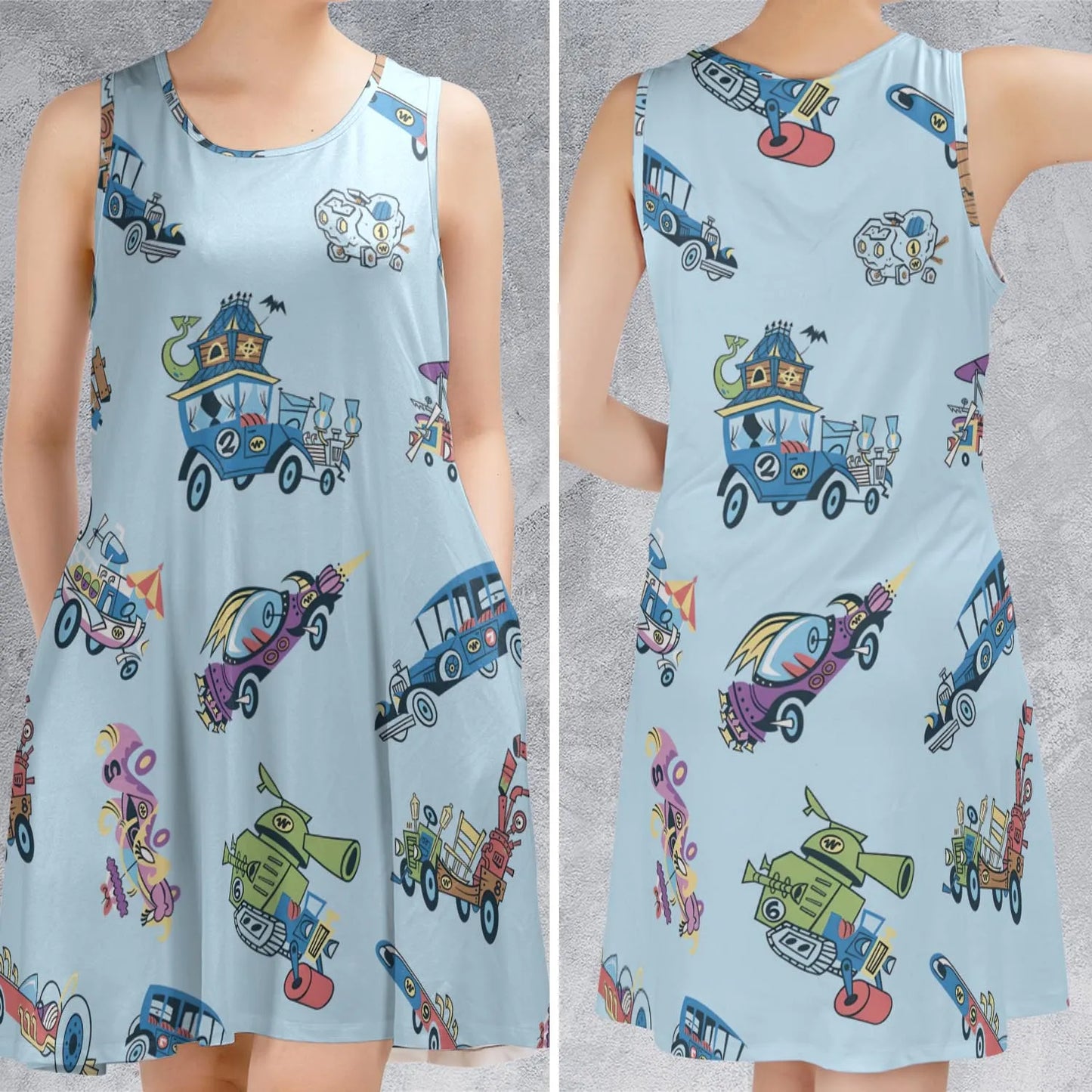 Sleeveless Dress - SURTK3NA
