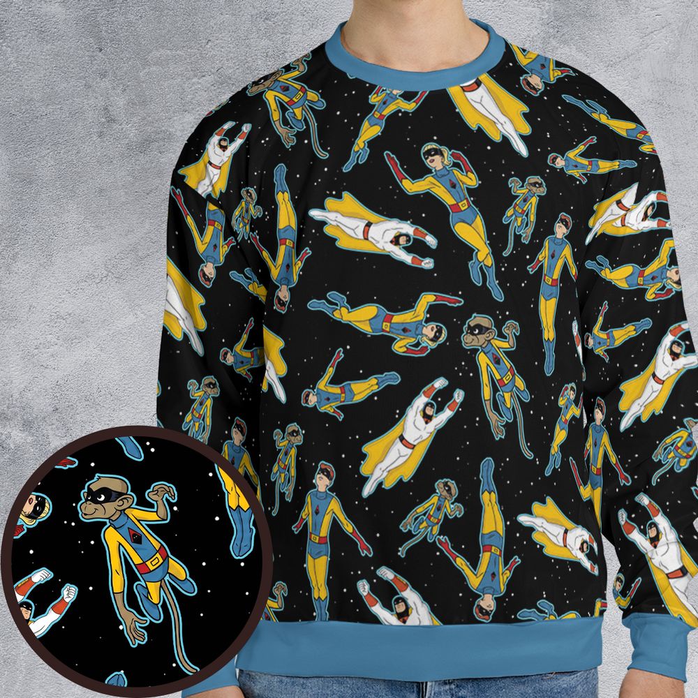 All-over Print Sweatshirt - 9NLVH3VL -  - 1