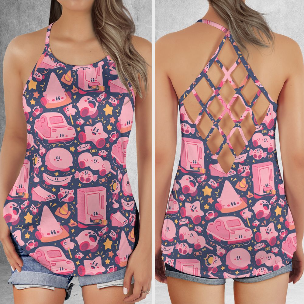 Criss Cross Tank Top - Y5FSGL9T -  - 1