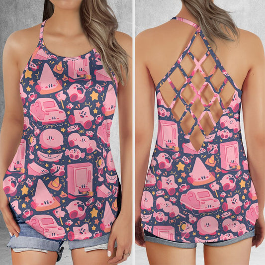 Criss Cross Tank Top - Y5FSGL9T -  - 1