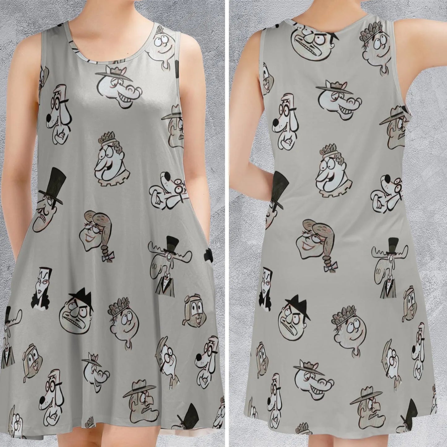 Sleeveless Dress - QSDBTU16