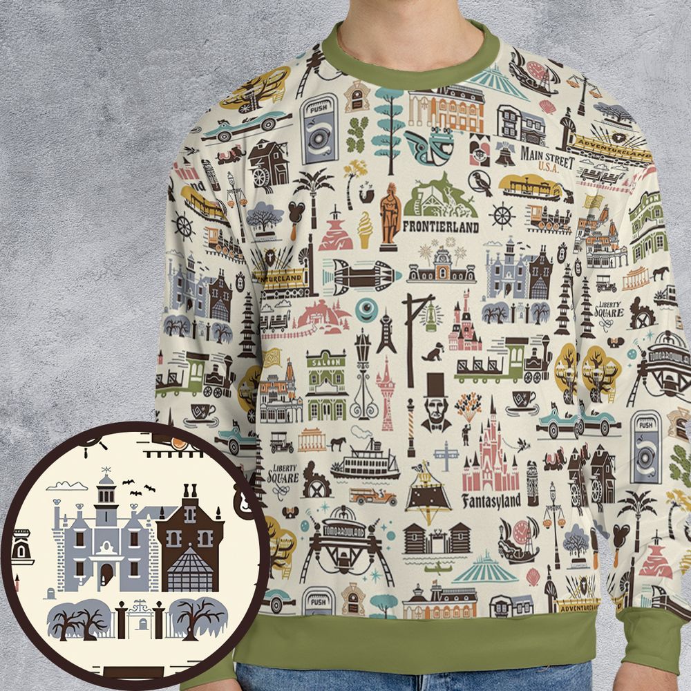 All-over Print Sweatshirt - RLNPXE8K -  - 1