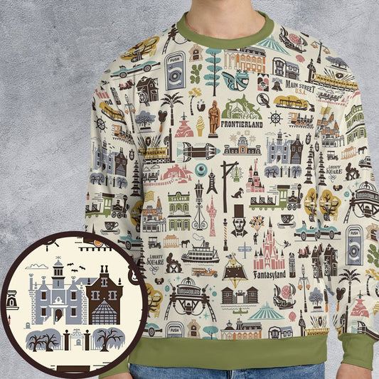 All-over Print Sweatshirt - RLNPXE8K -  - 1