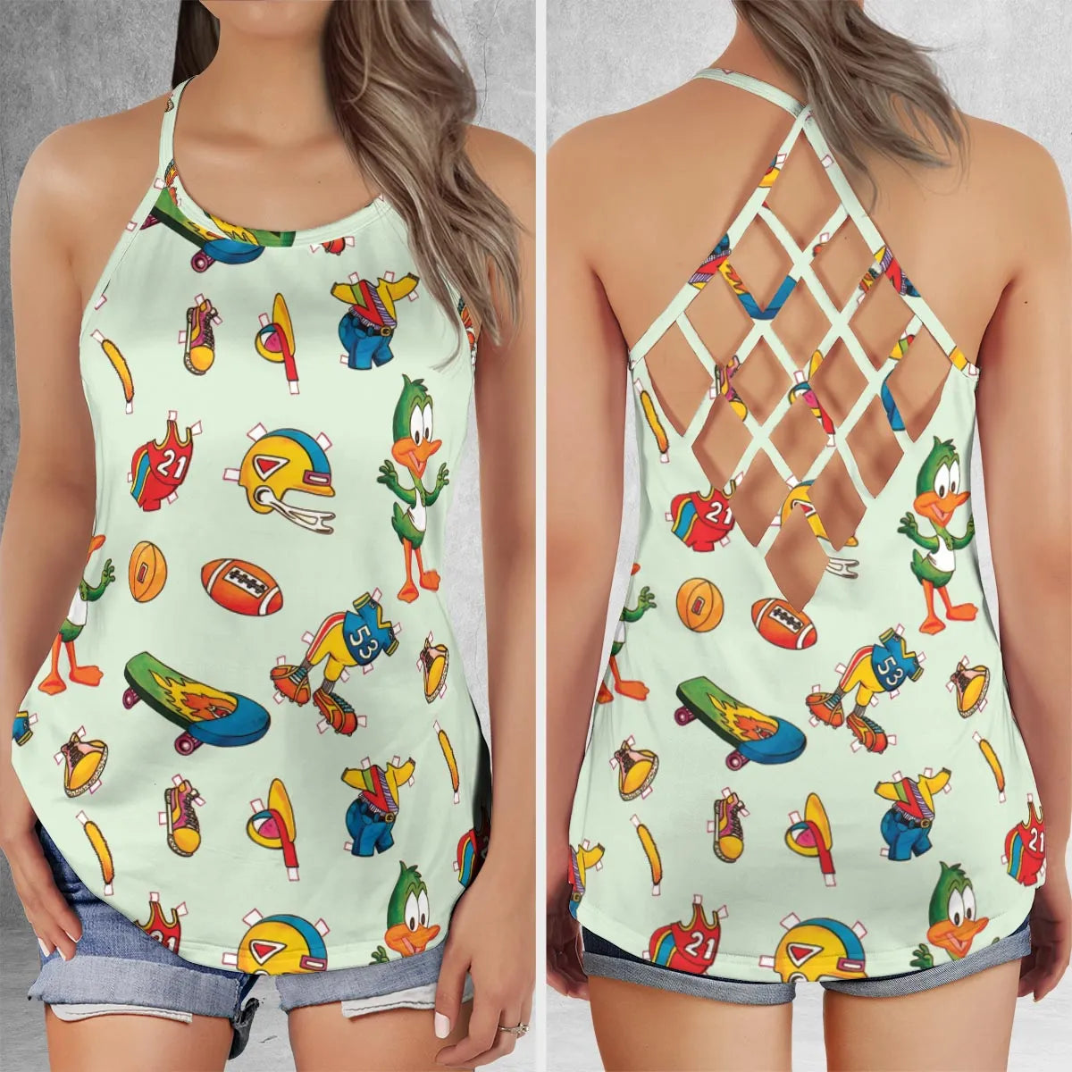 Criss Cross Tank Top - U4P6NZ4G