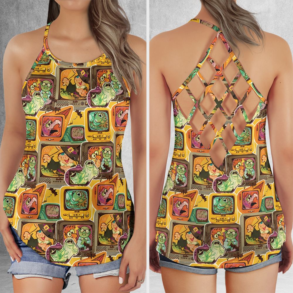 Criss Cross Tank Top - MGWBNWK7 -  - 1