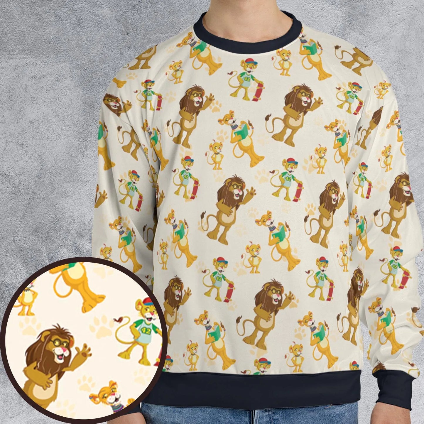 All-over Print Sweatshirt - HPGH9PEW
