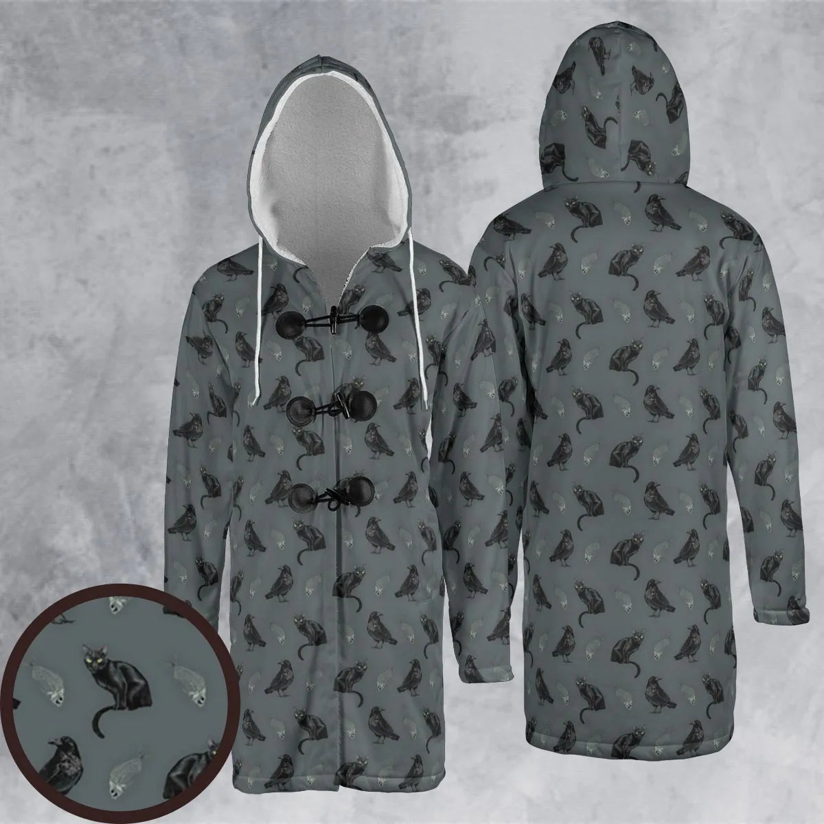 Hooded Cloak Coat - 71C7A8JT