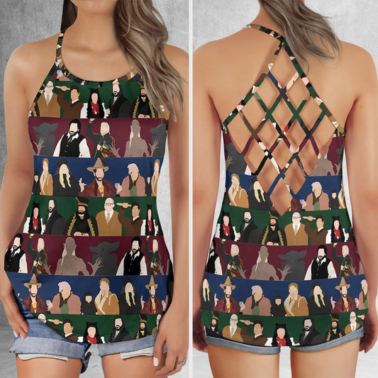 Criss Cross Tank Top - UPDC7CQH -  - 1