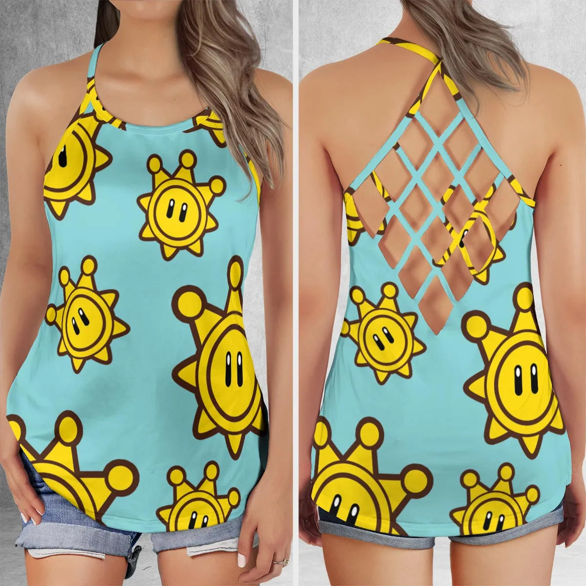 Criss Cross Tank Top - 4CXCH6BX